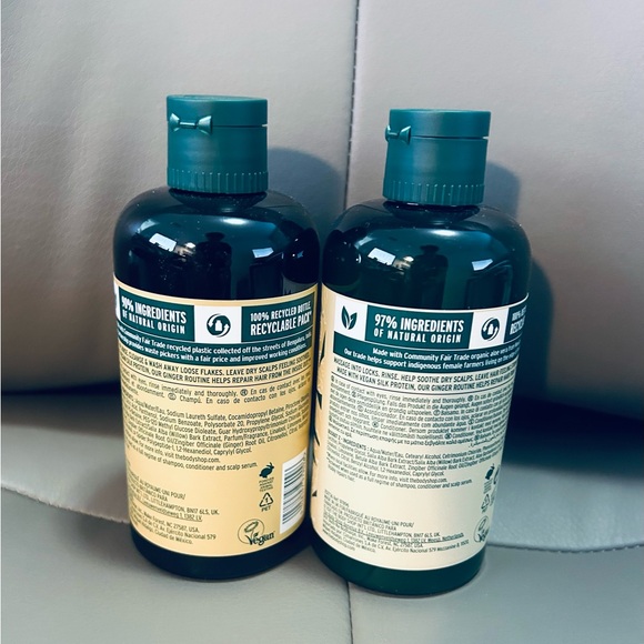 BRAND NEW SET THE BODY SHOP GINGER SCALP CARE SHAMPOO & CONDITIONER (2 X 8.4oz) - Picture 2 of 9